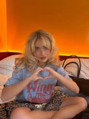 Sabrina Carpenter Blue Wings Tee