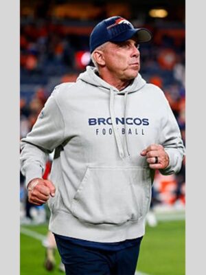 Sean Payton Broncos Grey Hoodie