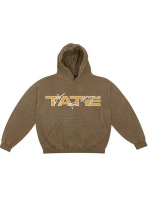 Tate Mcrae Stars Brown Pullover Hoodie
