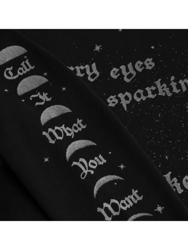 Taylor Swift Sparking Up My Darkest Night Crewneck Sweatshirt-Black