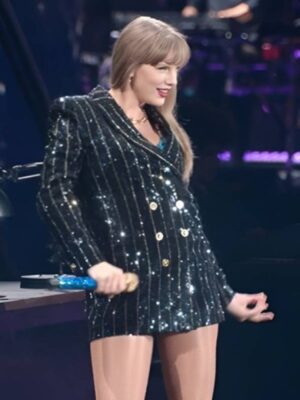 Taylor Swift_ The Eras Tour – The Final Show Sequin Coat in Black