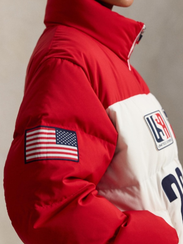 Team USA Olympics Opening Ceremony Red Puffer Jacket
