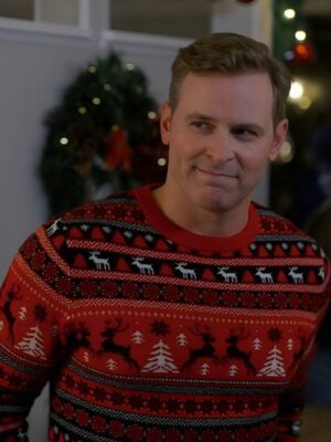The Christmas Cup Ben Rosenbaum Red Sweater