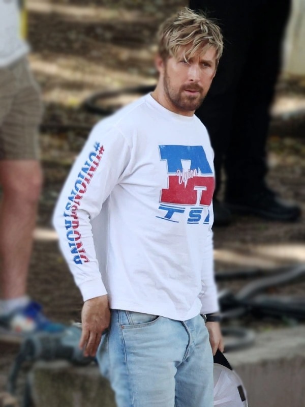 The Fall Guy Ryan Gosling Union IATSE Shirt - White