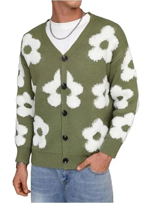 The Neighborhood Season08 Marcel Spears Flower Cardigan