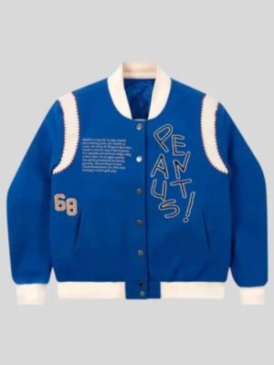 Tier Franklin Armstrong Blue Bomber Jacket