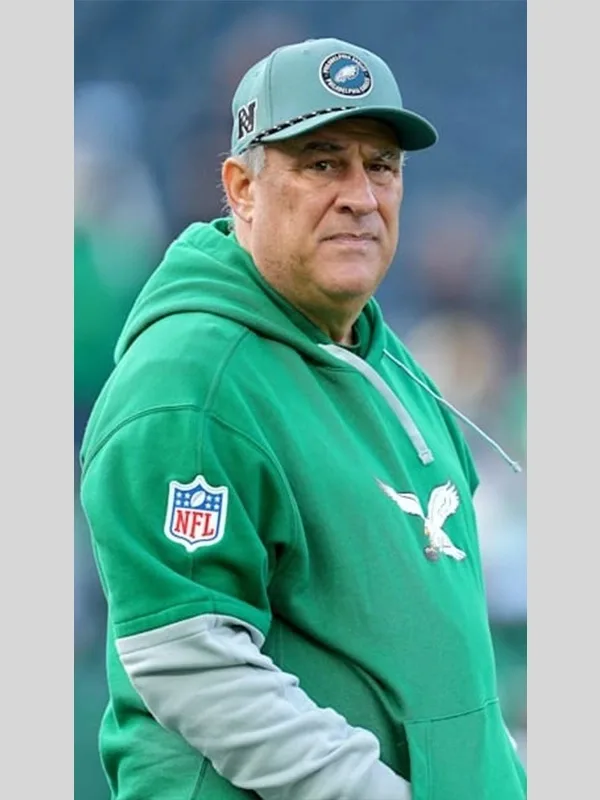 Vic Fangio Eagles Kelly Hoodie-Green