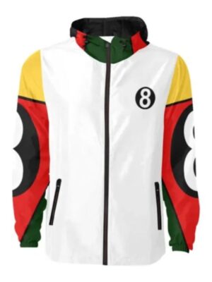 90’s 8 Ball Hooded Bomber Jacket