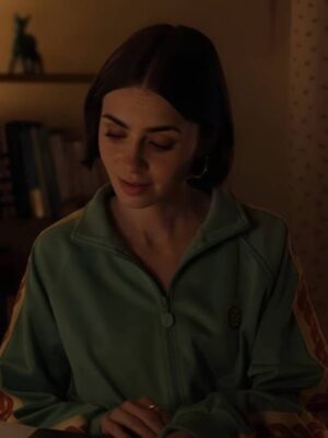 Emily in Paris S05 Lily Collins Green Track Jacket
