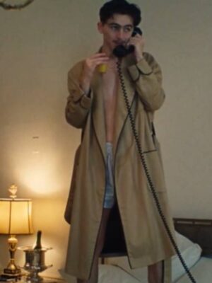 Marty Supreme Timothée Chalamet Beige Coat