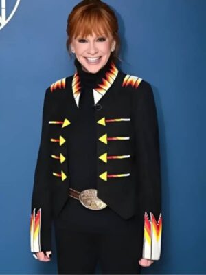 The Tonight Show Reba McEntire Black Arrow Jacket