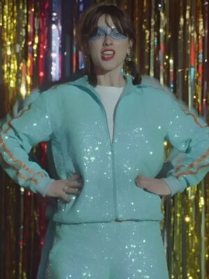 2026 Taylor Swift Opalite Mint Green Sequin Tracksuit