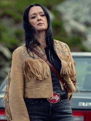 How To Get To Heaven From Belfast Bronagh Gallagher Suede Fringed Jacket