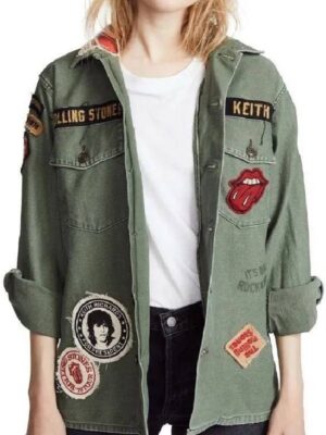 Rolling Stones Military Green Jacket