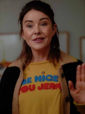 S03 Shrinking Christa Miller Be Nice You Jerk Tee