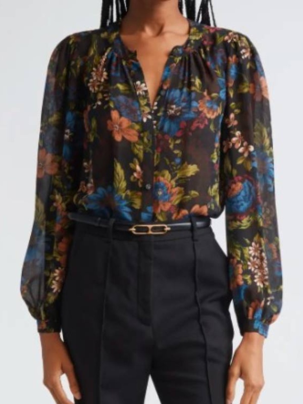 The Young and the Restless Sharon Newman Floral Blouse