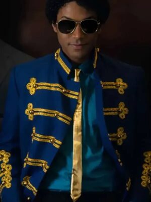 2026 Michael Jaafar Jackson Blue Jacket