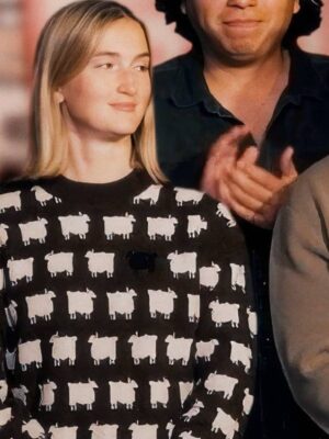 Abolish Everything S2 Brown Sheep Printed Sweater