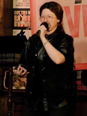 Abolish Everything S2 Sarah Smallwood Parsons Black Vest