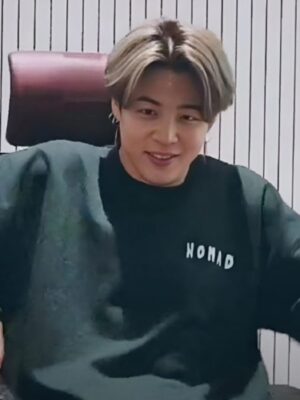 BTS Be A Good Human Jimin Black Sweatshirt