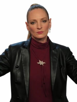 Pretty Lethal Uma Thurman Black Blazer