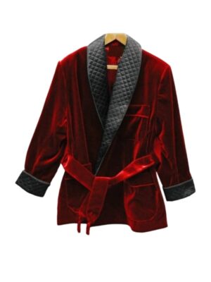 Roselli Smoking Jacket red