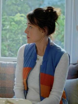 S03 Shrinking Christa Miller Colorblock Puffer Vest
