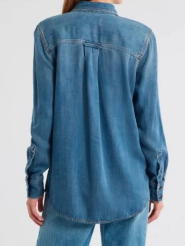 The Young and the Restless Sharon Newman Blue Denim Shirt