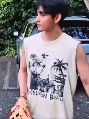 BTS The Return Kim Taehyung Printed Sleeveless T-Shirt