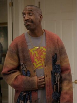Curb Your Enthusiasm J.B. Smoove Cactus Tree Cardigan