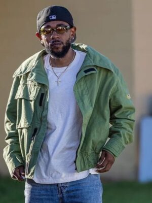 Not Like Us Kendrick Lamar Doll Field Green Jacket