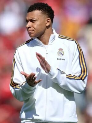 Real Madrid 25_26 Track White Jacket