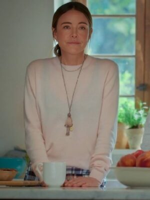 Shrinking S3 Christa Miller Pink Sweater