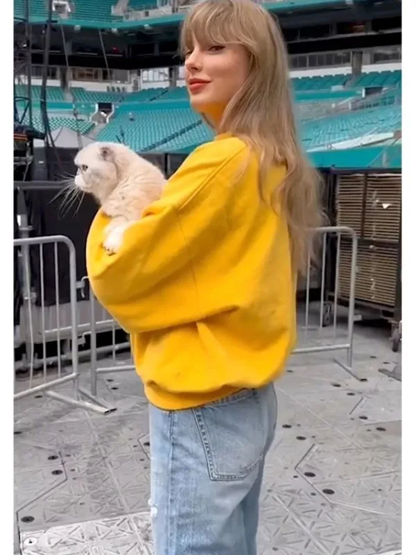 Taylor Swift Miami Eras Tour Sweatshirt Yellow