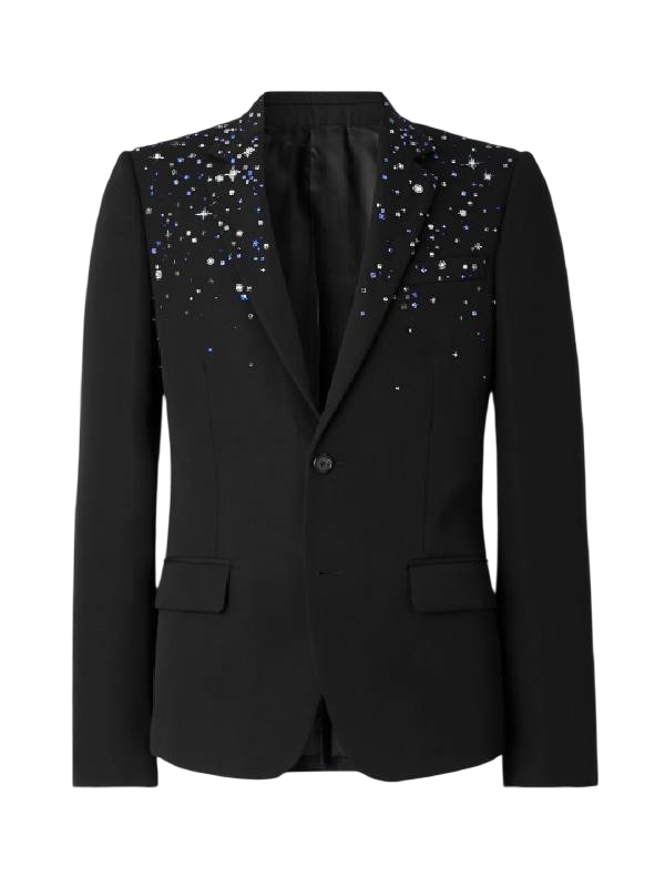 The Voice S29 John Legend Crystal-Embellished Blazer