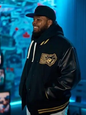 Toronto Blue Jays Anniversary Black Varsity Jacket