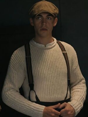 2026 Young Sherlock Hero Fiennes Tiffin Cream Sweater