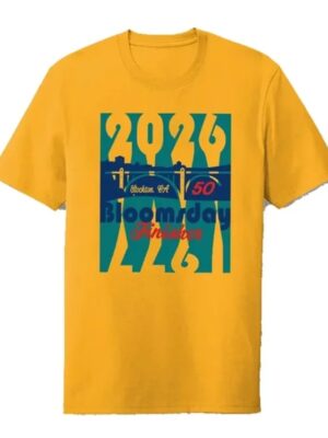 RECREATED – 50th Anniversary Bloomsday 2026 Finisher Yellow T-Shirt