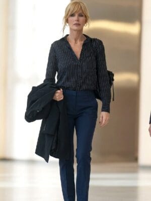 2026 Dutton Ranch Beth Dutton Black Striped Shirt