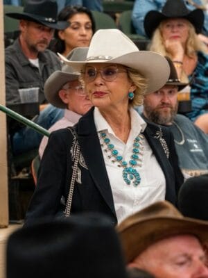 Annette Bening Floral Embellished Blazer from Dutton Ranch 2026