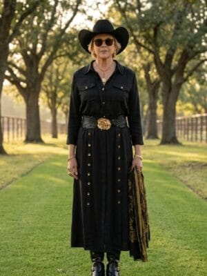 Dutton Ranch S01 Beulah Jackson Shirt Dress