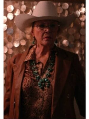 Dutton Ranch S1 Annette Bening Snakeskin Print Shirt