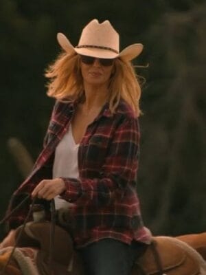 Dutton Ranch S1 Beth Dutton Red Flannel Shirt