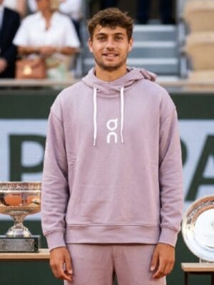 Flavio Cobolli 2026 French Open Pink Hoodie