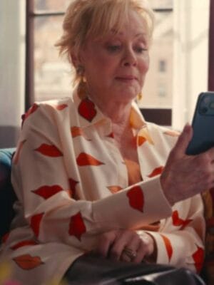 Hacks S5 Jean Smart Lips Printed Blouse