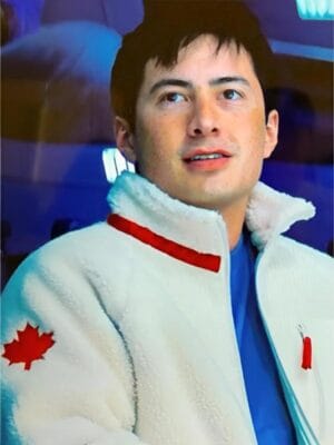 Heated Rivalry Hudson Williams Canada Fleece Jacket