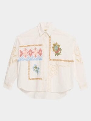 Jenna B Hager Embroidered Shirt _ Jacketary