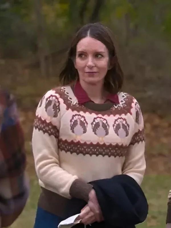 Kate TV-Series The Four Seasons S02 Tina Fey Turkey Graphics Sweater
