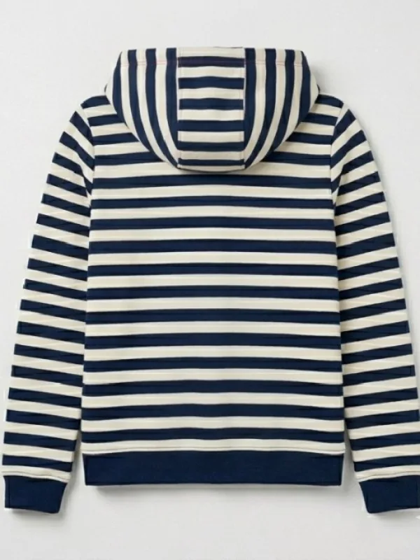 Kate Tv-Series The Four Seasons S02 Tina Fey V-Neck Half Zip Striped Hoodie