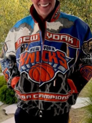 New York Knicks NBA Champions Leather Jacket
